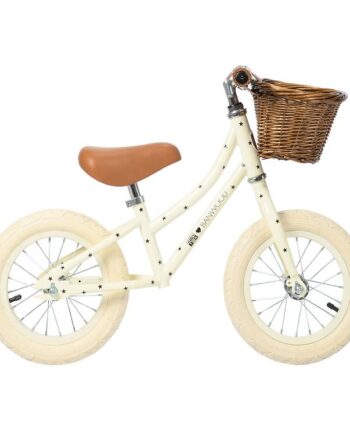 Banwood Løbecykel First Go  Creme    Stjerner