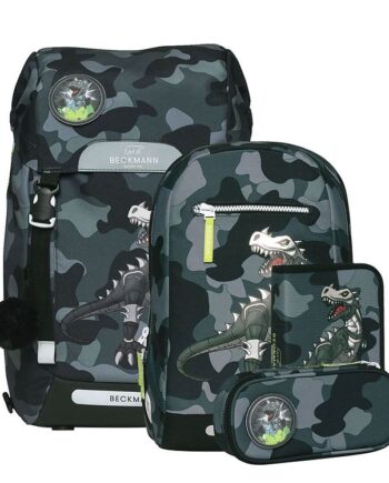 Beckmann Skoletaskesæt Classic Maxi Camo Rex