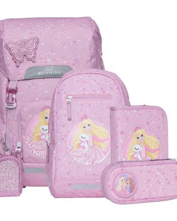 Beckmann Skoletaskesæt Classic Maxi Rosie Pink