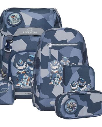 Beckmann Skoletaskesæt Classic Tiger Race