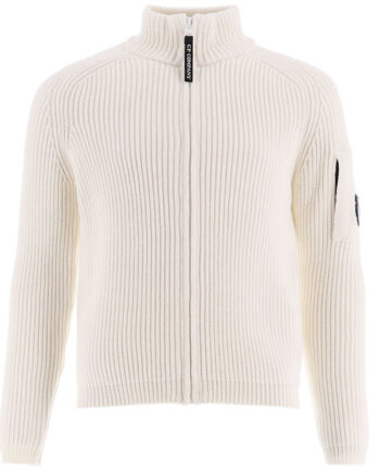 Company Cardigan Strik Gauze White