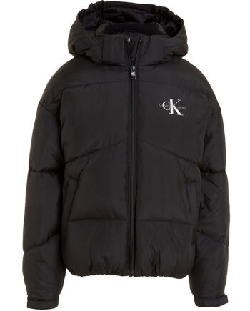Calvin Klein Dynejakke Ck Short Puffer Sort