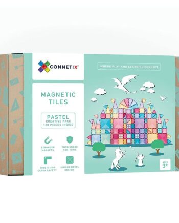 Connetix Magnetsæt 120 Dele Pastel Creative