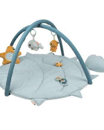 Done By Deer Aktivitetstæppe Sea Friends Blå