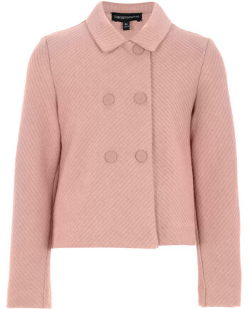 Emporio Armani Cardigan Rib Mahogany Rose