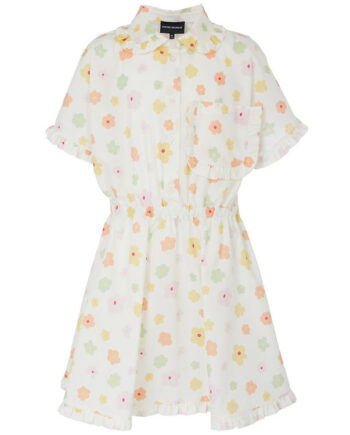 Emporio Armani Kjole Hvid    Blomster