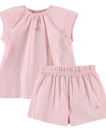 Emporio Armani Sommersæt Pink Vichy