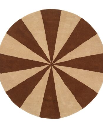 Ferm Living Gulvtæppe Uld  : 130 Cm Brick Hvid