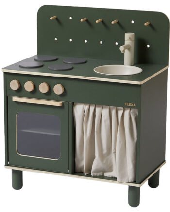 Flexa Play Legekøkken Træ Deep Green