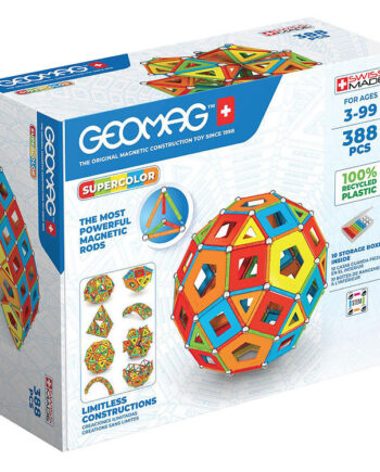 Geomag Magnetsæt Supercolor Panels Masterbox 388 Dele