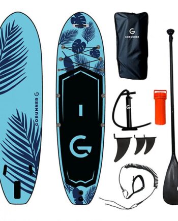 Gorunner Supboard 320x84 Cm Flower Blå