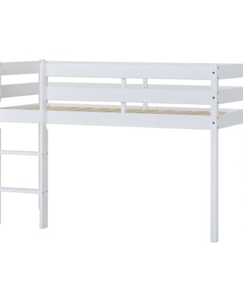 Hoppekids Seng Halvhøj Eco Comfort 166x76x114 Cm Hvid