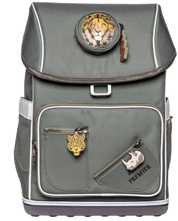 Jeune Premier Skoletaske Ergomaxx Big Five Khaki