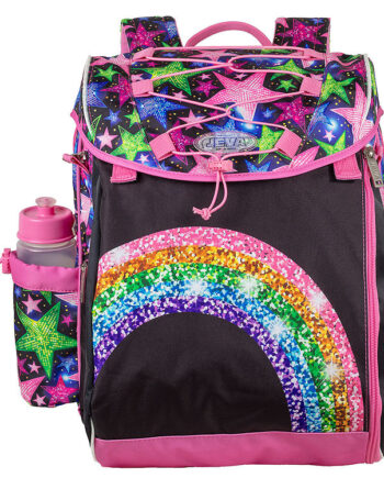 Jeva Skoletaske Intermediate Shimmer Rainbow