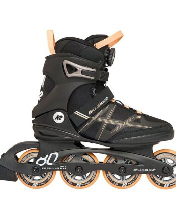 K2 Rulleskøjter Alexia 80 Boa Sort Orange Inliner
