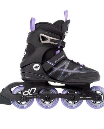 K2 Rulleskøjter Alexis 80 Pro Sort Lilla Inliner