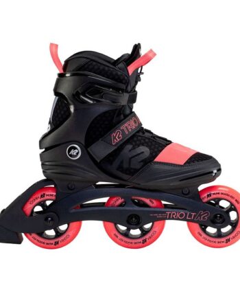 K2 Rulleskøjter Trio Lt 100   Sort Koral Inliner
