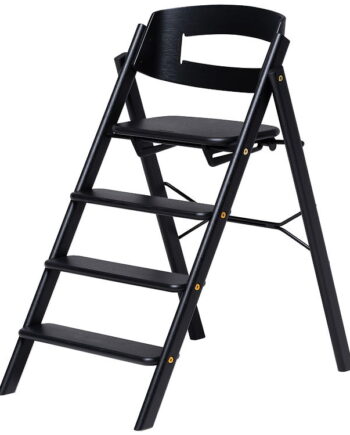 Kaos Højstol Klapp Egetræ Sort