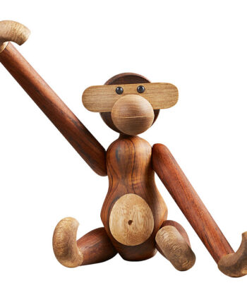 Kay Bojesen Træfigur Abe Mellem Teak Limba