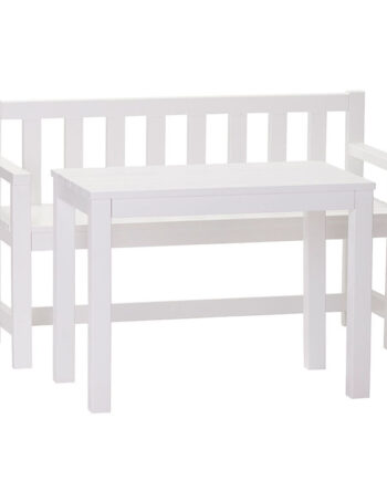 Kids Concept Havesæt Træ 90x33x55 60x35x45 Cm Hvid