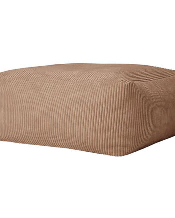 Kids Concept Puf 85x85x34 Cm Fløjl Brun