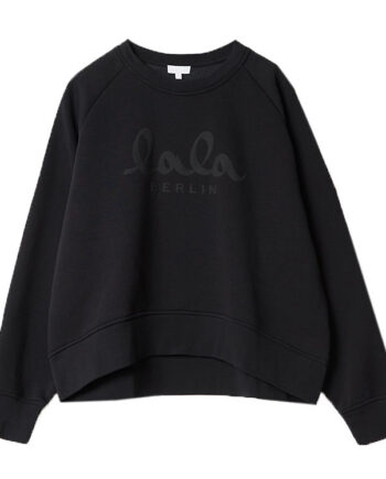 Lala Berlin Sweatshirt Ijora Sort    Logo