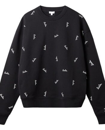 Lala Berlin Sweatshirt Shiloh Sort    Hvid