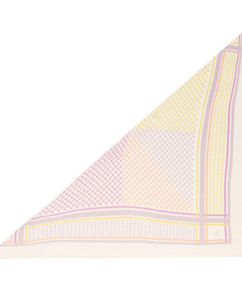 Lala Berlin Tørklæde 162x85 Triangle Puzzle String Pastels