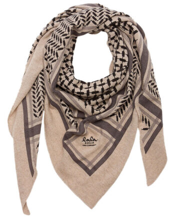 Lala Berlin Tørklæde 162x85 Triangle Trinity Classic   Dun