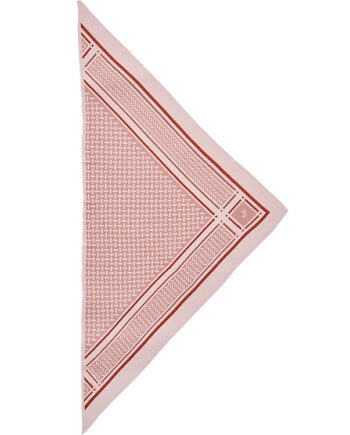Lala Berlin Tørklæde 162x85 Triangle Trinity Neo   Rose On