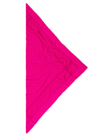 Lala Berlin Tørklæde 162x85 Triangle Trinity Pink Azaela