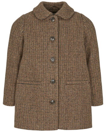 Marmar Frakke Uld Olive Earthy Check