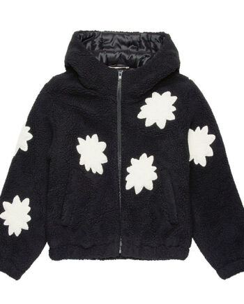 Marni Fleecejakke Sort    Hvid