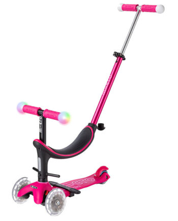 Micro Løbehjul Mini2grow Deluxe Magic Led Pink