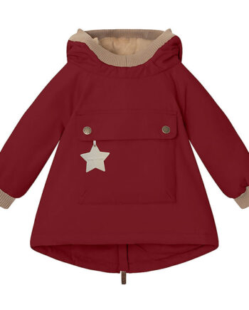 Mini   Ture Vinterjakke Babywen Fleece Red Marlot