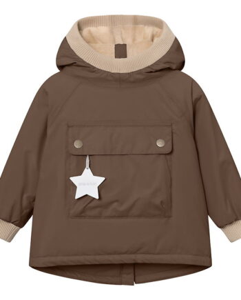 Mini   Ture Vinterjakke Matbaby Wen Fleece Anorak Chestnut