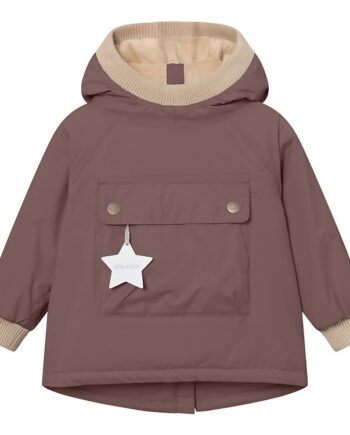 Mini   Ture Vinterjakke Matbaby Wen Fleece Anorak Peppercorn