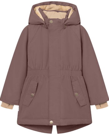 Mini   Ture Vinterjakke Matvikania Fleece Peppercorn Plum