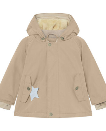 Mini   Ture Vinterjakke Matwally Fleece Savannah Tan