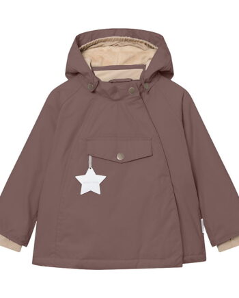 Mini   Ture Vinterjakke Matwang Fleece Peppercorn Plum