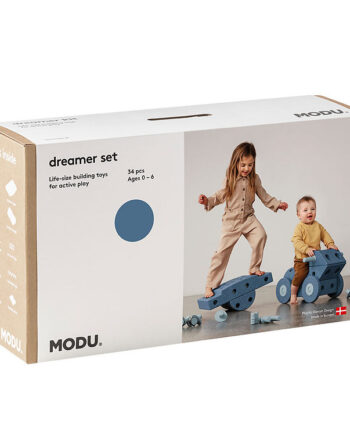 Modu Dreamer Sæt 34 Dele 70x40x20 Cm Deep Blue Sky Blue