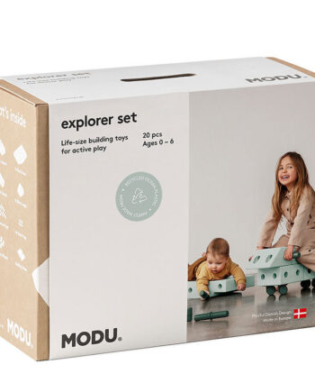 Modu Explorer Sæt 20 Dele 55x40x20 Cm Ocean Mint Forest Gr