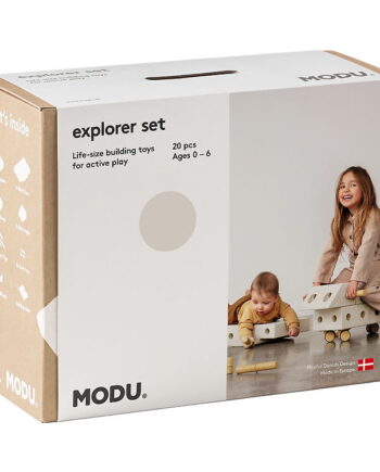 Modu Explorer Sæt 20 Dele 55x40x20 Cm Sand Grey Honey Yell