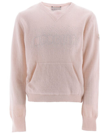 Moncler Bluse Uld Dusty Rose    Sølv