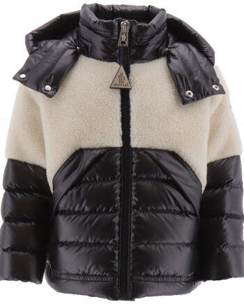 Moncler Dunjakke    Teddyfleece Patrick Off White Sort