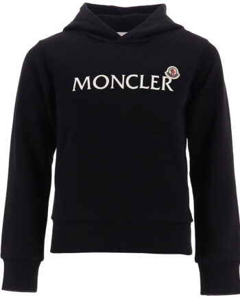 Moncler Hættetrøje Sort Hvid