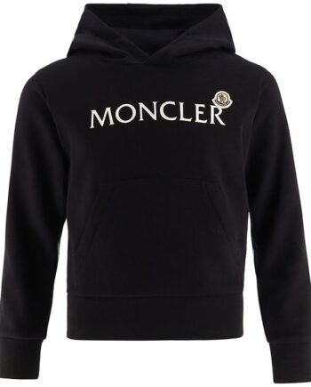 Moncler Hættetrøje Sort    Hvid