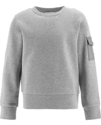 Moncler Sweatshirt Gråmeleret    Lomme