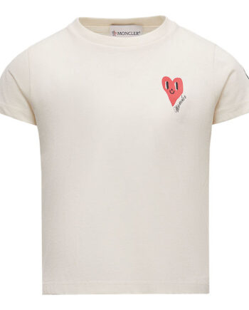 Moncler  -shirt Cream    Hjerte