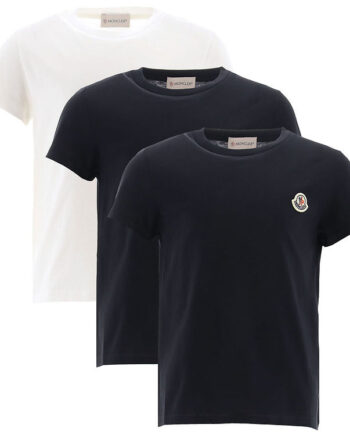 Moncler  -shirts  -pak Sort Hvid Navy